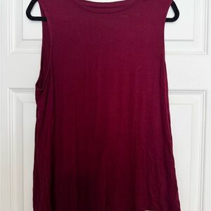 a new day Rich Burgundy Tank Top